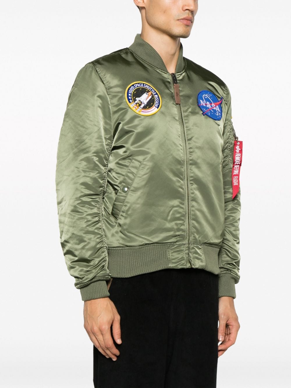 Nasa on sale jacket green